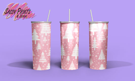 Christmas Tree (Pink) (Tumbler 20oz)