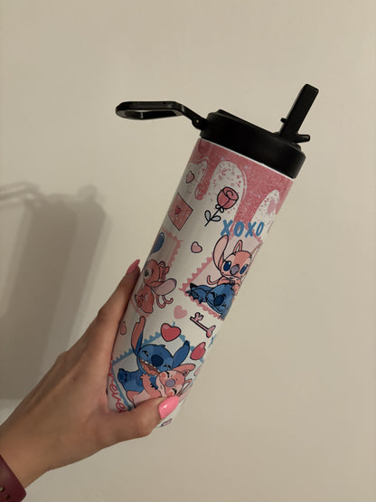 pretty pink sports tumbler