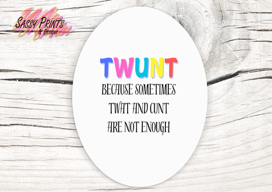 TWUNT (Ceramic Coaster)