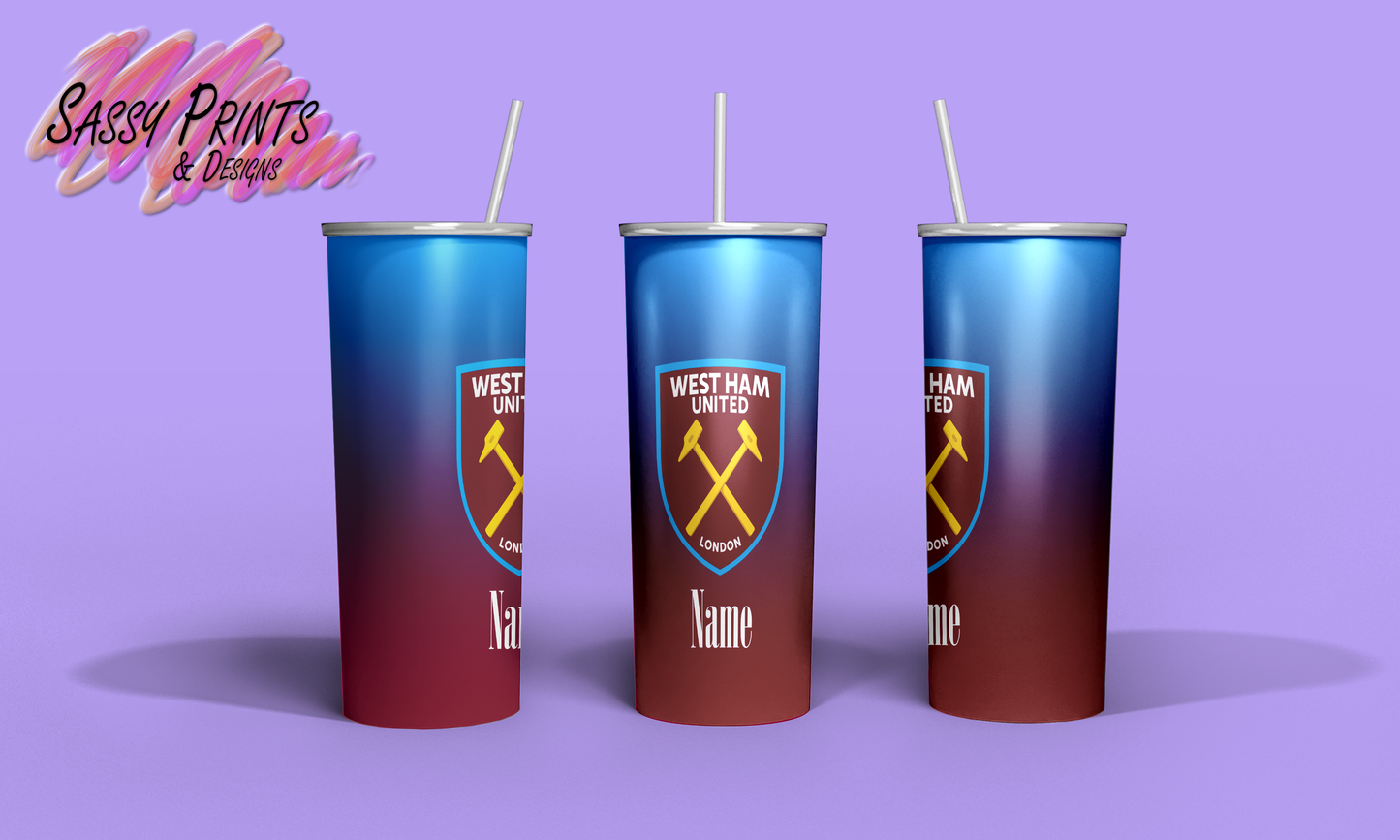 Football Badge: West Ham (Tumbler 20oz)