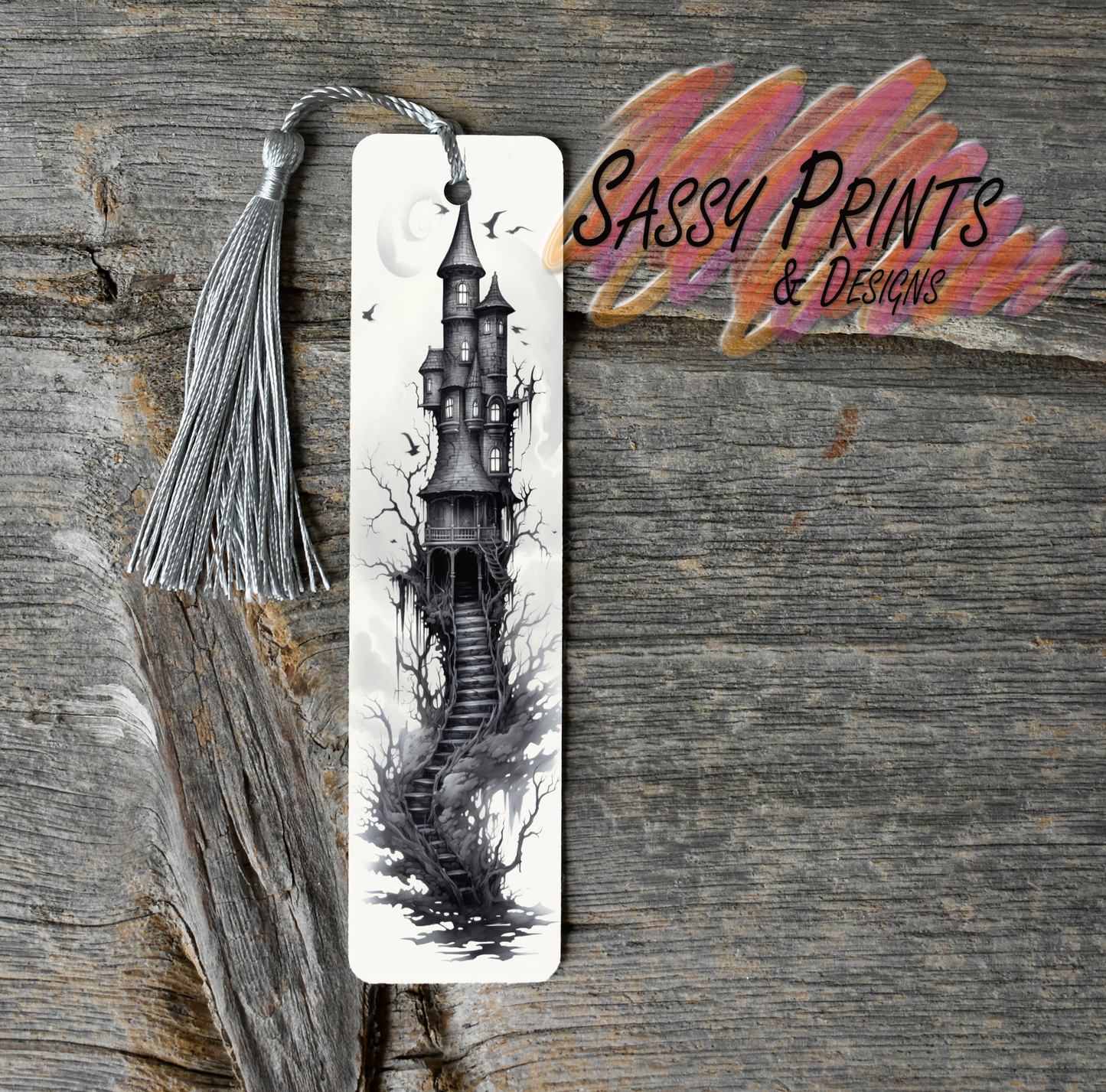 Haunted mansion (Aluminium Bookmark)