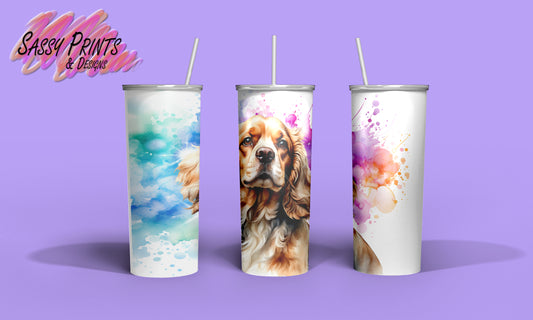 Brown Spaniel 5 (Tumbler 20oz)