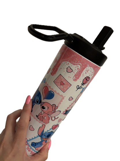pretty pink sports tumbler